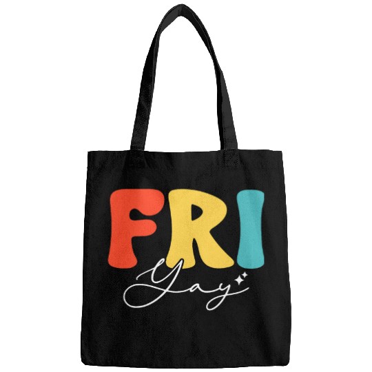 Friyay Funny Teachers Weekend Day of the Week Teachers 2 Bags