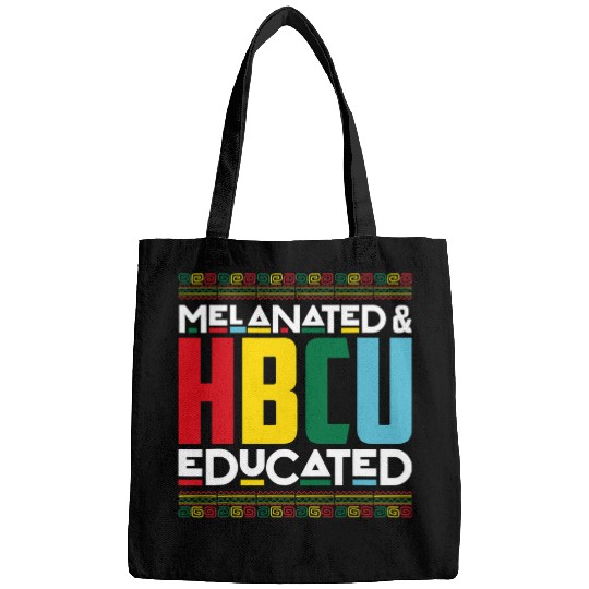 Melanated HBCU Educated Historically Black College Alumni Bags