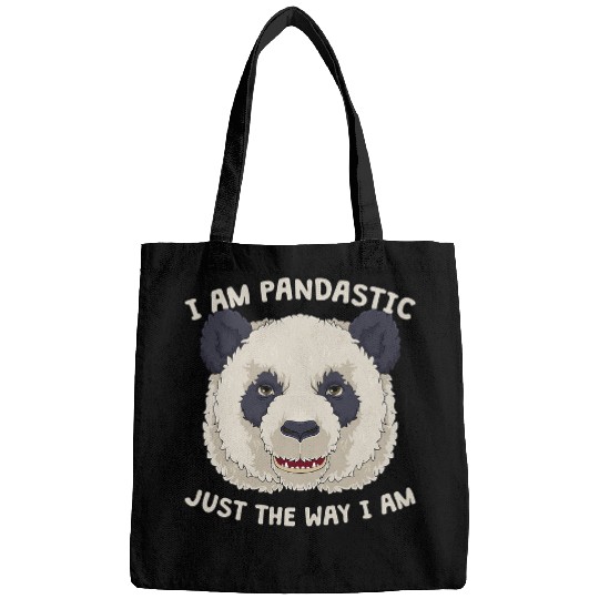 Funny Bear Funny Panda Bear I Am Pandastic Cute Zookeeper Gift Cute Bears Bags