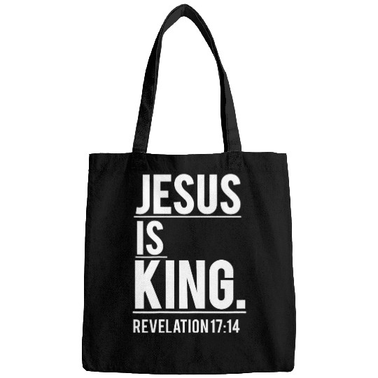 Christian Jesus Is King Christian Bible Scripture Christian Quote Christ Bags