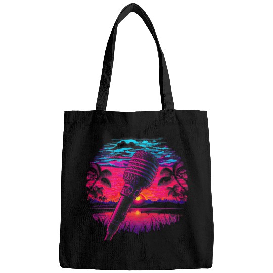 Retro Aesthetic Microphone Singer Bags