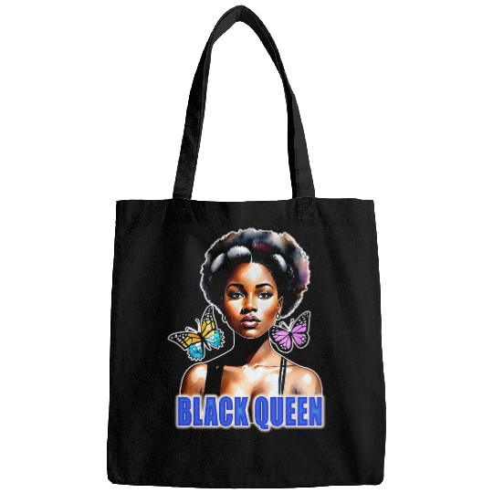 A Black Queen Butterfly Painting for the Black History Month 2 Bags