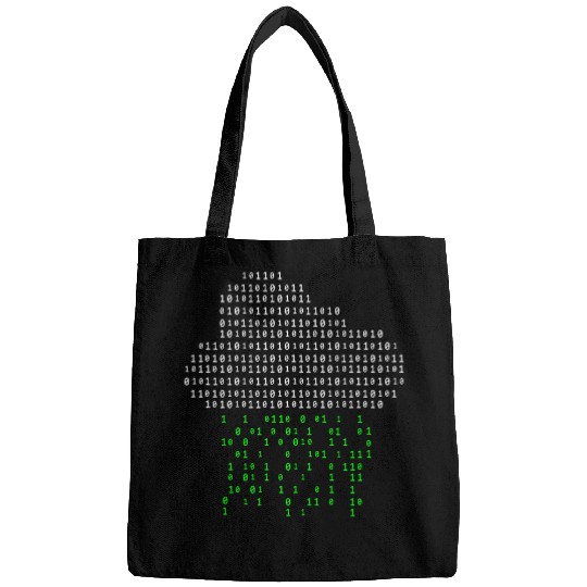 Funny Programmer Cloud Big Data Developer Nerd Binary Bags