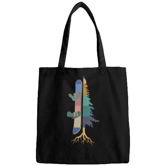 Skiing Ski vintages Pine Snowboard Winter Sports Fans Snowboarding 1 Bags