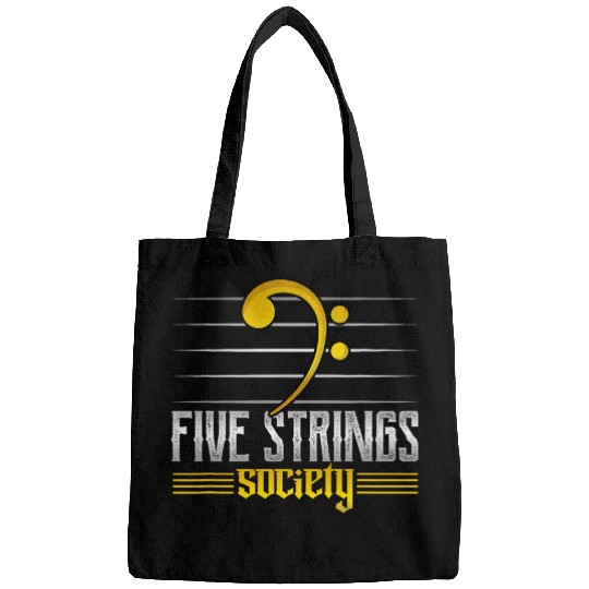 Guitar Music Lover Five Strings Society 22 Bags