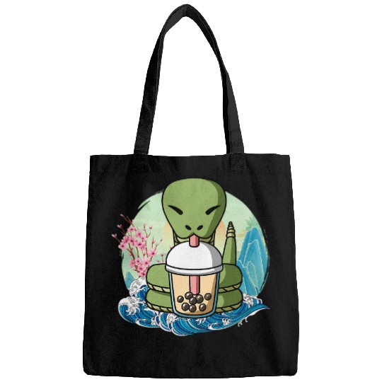 Boba Tea Year of the Snake Chinese New Year Zodiac Zen Wave Bags