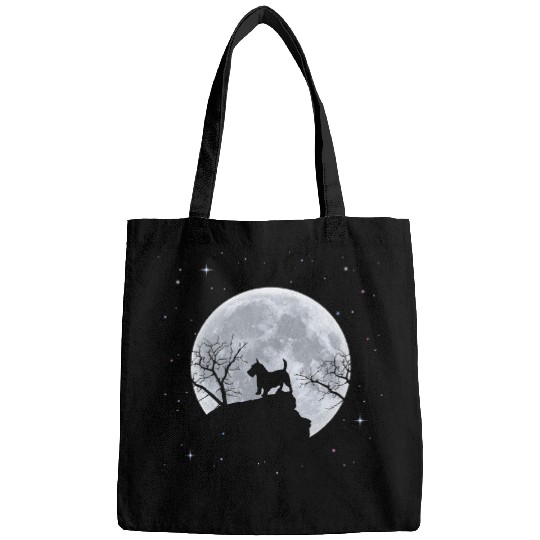 Dog Scottish Terrier Moon Scottie Dog 3 Bags