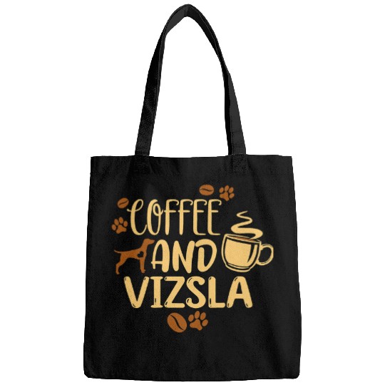 Dog Vizsla Coffee and Vizsla Dog Owner Gifts Coffee Lovers Christmas Bags
