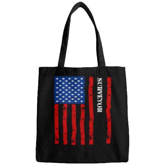 Cool Surveyor Accessories Things Stuff USA Flag Bags