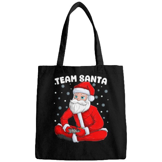 Team Santa Gamer Christmas xmass Gaming Matching Family Kids Bags