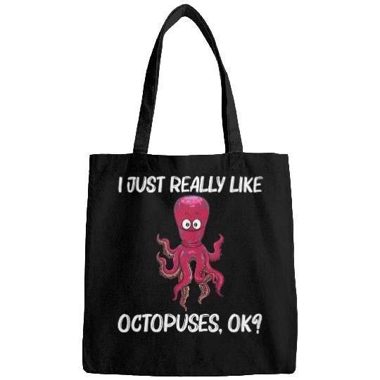 Octopuss Lover Cool Octopuss For Men Women Sea Life Ocean Biology Cephalopod3 68 Bags