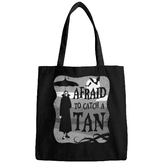 Summer Goth Afraid To Catch A Tan At The Beach Bags