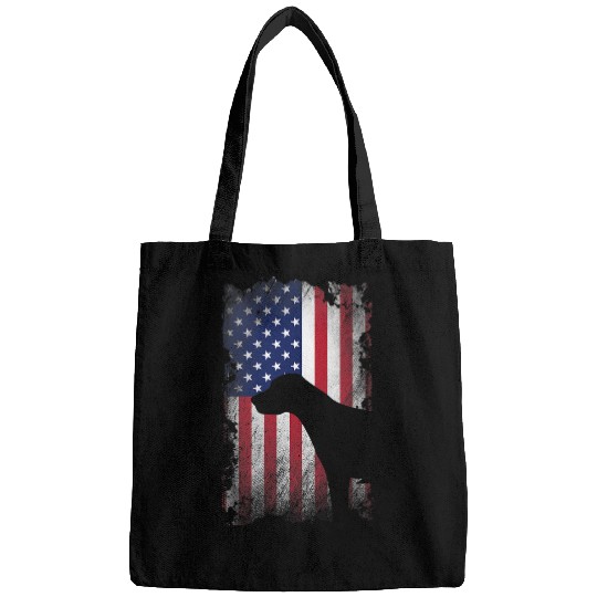 Patriotic Foxhound American Flag Cool Dog Lover Bags