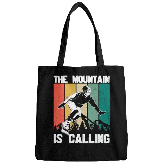 Skiing Ski Snowboard Snowboarding Vacation Skiing Snowboarder 3 Bags
