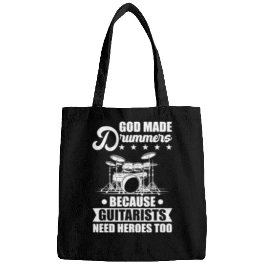 Christian Made Drummers Because Guitarists Rock Band Member Music Christ Bags