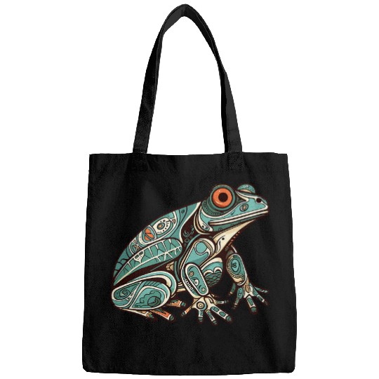 Frog Native American Indian Style Art Pacific Northwest 25 Bags