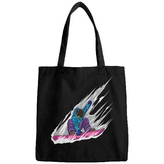 Skiing Ski Snowboarder Snowboard Freestyle Snowboarding Lover Bags