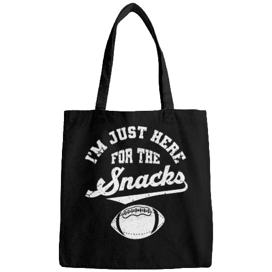 Im Just Here for The Snacks Funny Football Game Night Bags