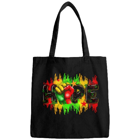 Hope Juneteenth Black Power Black History Black Lives Matter Bags