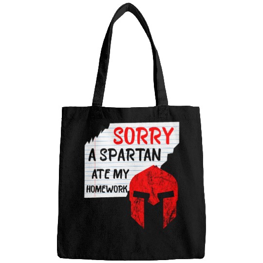 Homework Spartan Student Excuses Sparta Warrior Bags