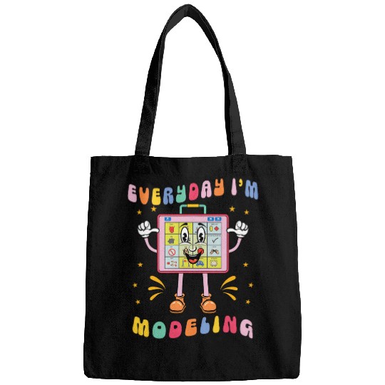 AAC SLP Speech Language Pathologist Everyday Im Modeling Bags