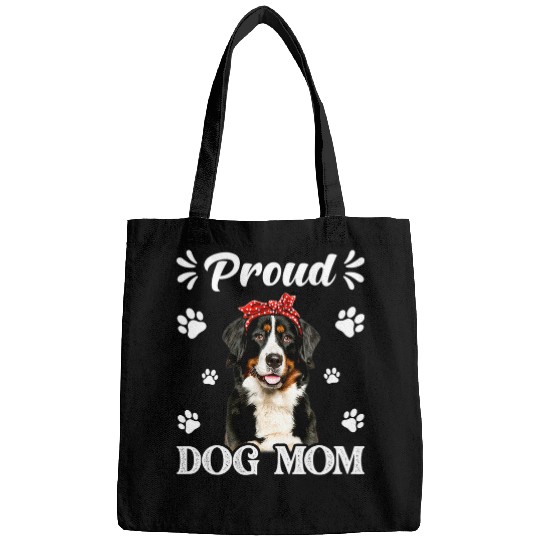 Funny Proud Bernese Mountain Dog Mom Puppy Mothers Day Bags