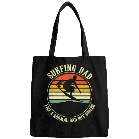 Surf Life Dad Like A Normal Dad But Cooler Mens Fathers Day Bags