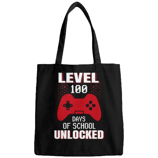 Video Gamer Student 100th Day Teacher 100 Days of School 9 Bags