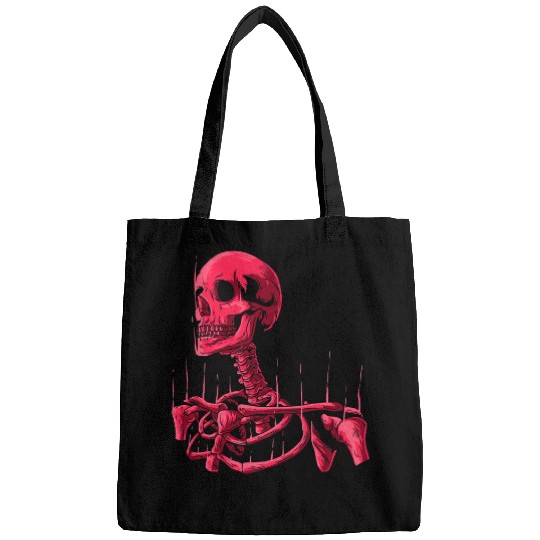 Skeletons Skulls Red Blood Skull Skeletons Face Halloween Monster Gothic 182 Skull Bags
