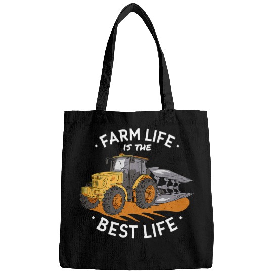 Tractor driving Funny tractor farmer agriculture agricult gift Bags