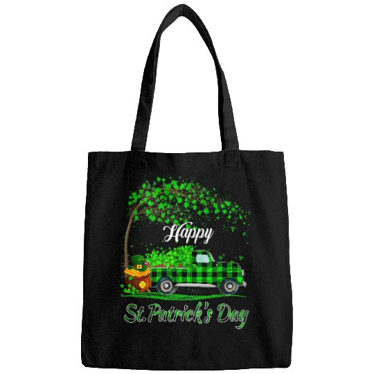 Tractor driving Funny Tractor Buffalo Tree Happy St Patrick Day Hat Bags