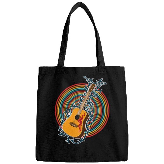Guitarist Acoustic Guitar Nature for Music Artist Guitarist Spiral Guitar Bags