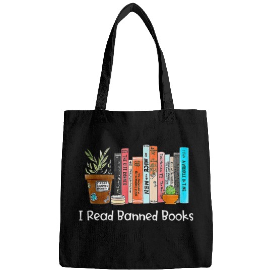 Reading Book I Read Banned Books black cats Reader Bookworm Women Reader Bags