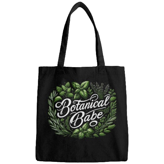 Botanical Babe Herb Tee Gardener Plants Girls Women Bags