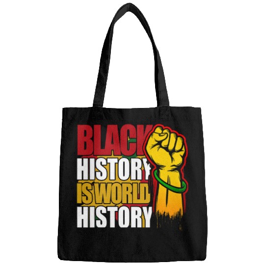 Black History is World History Afrocentric Empowerment Bags