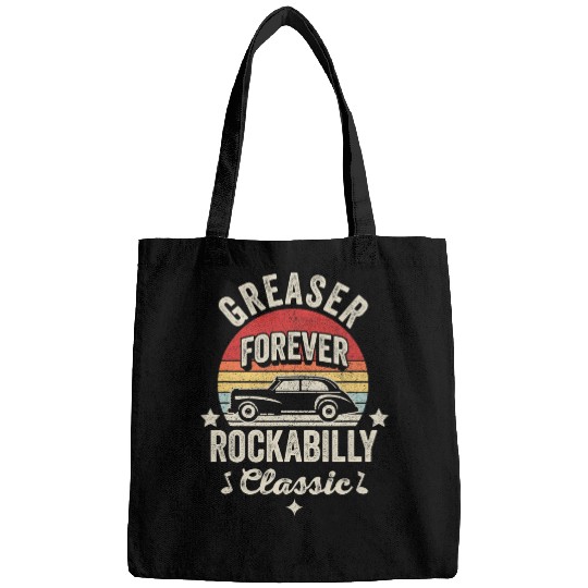Retro Greaser Forever Rockabilly Classic 50s 1950s 1960s 1 Bags