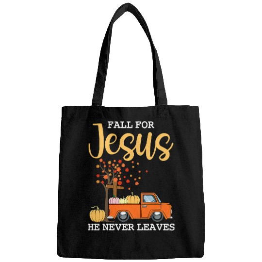Christian Jesus Christ Christian Fall For Jesus He Never Leaves Religion Festival Friends 232 Bible Verse Christ Bags