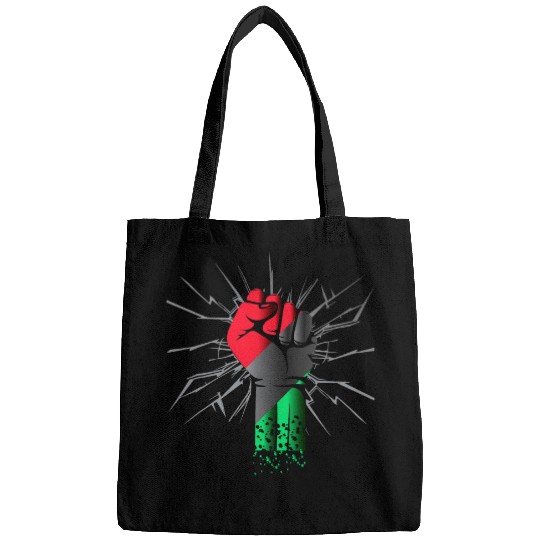 Black History Month Apparel BLM Pro Black Power Fist 1 Bags
