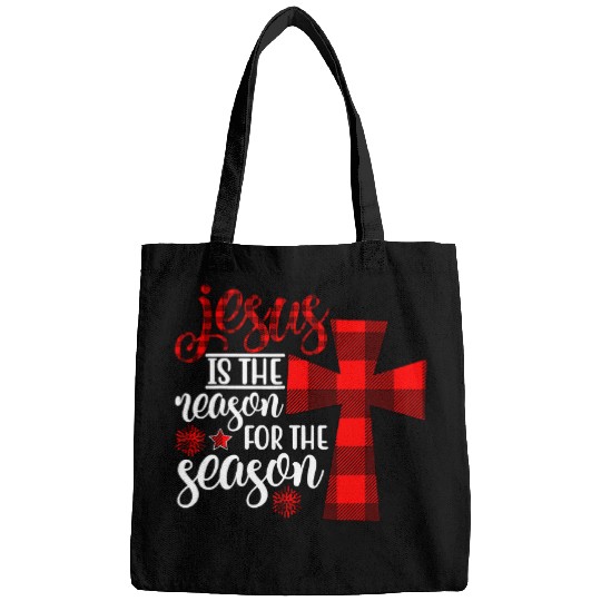 Christian Jesus Jesus Is The Reason For The Season Funny Christmas Pajamas 98 Christ Bags