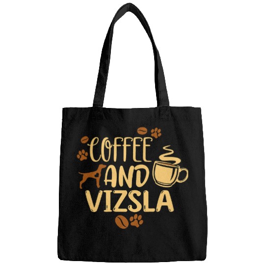 Dog Vizsla Coffee and Vizsla Dog Owner Gifts Coffee Lovers Christmas Bags