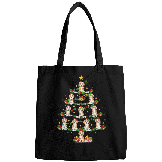 Foxhound Dog Lover xmass Lights Foxhound Christmas Tree Bags