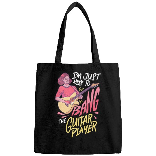 Guitarist Bang The Guitar Player I Acoustic Guitarist Musician Concert Guitar Bags