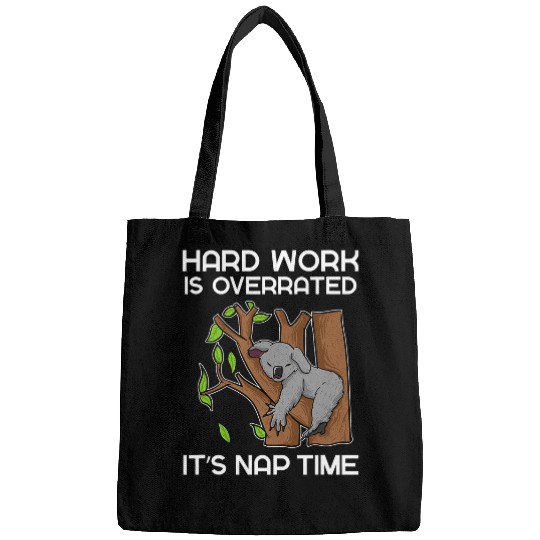 Funny Bear Lazy Koala Bear Love Sleeping Napping Nap Time Not Motivated Cute Bears Bags