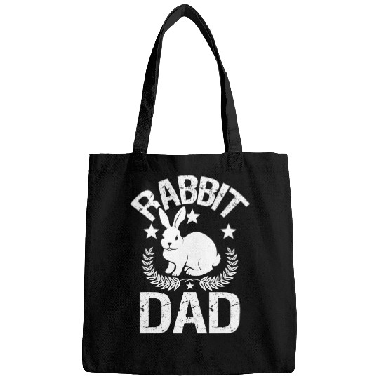 Rabbits Dad Zookeeper Bunny Animal Lover Veterinarian Bags