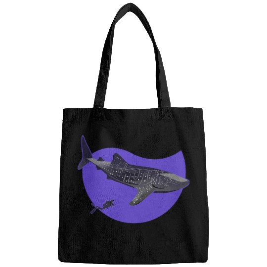 Whales Shark Swimming Diving Reef Sea Life Bags