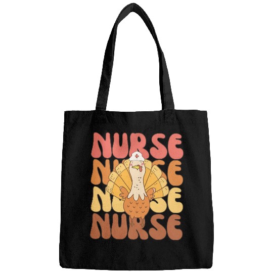 nurses thanksgiving turkey friendsgiving fall autumn Bags