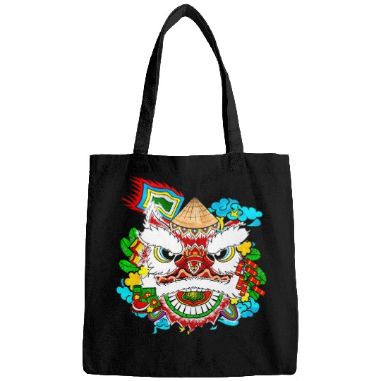 Vietnamese Unicorns Dragon Funny Lunar New Year For Mens Bags
