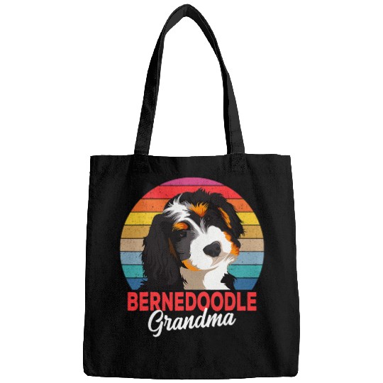 Bernedoodle Grandma Dog Mom Owner Womens 3 Bags