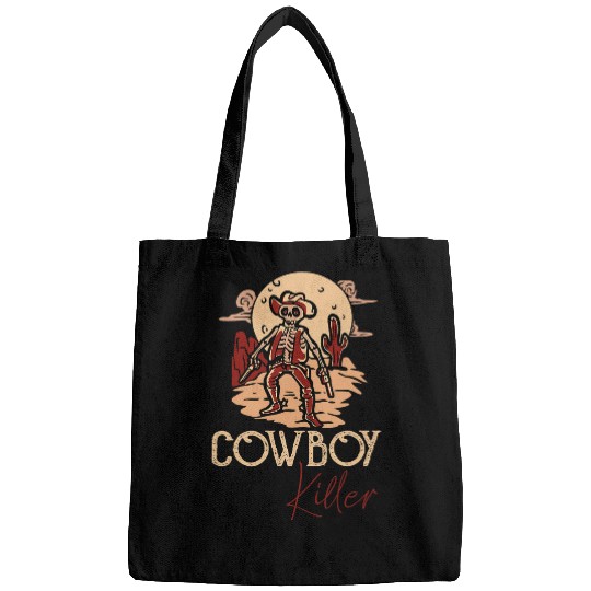 Funny Skeletons Men And Women Western Cowboy Killer Bags