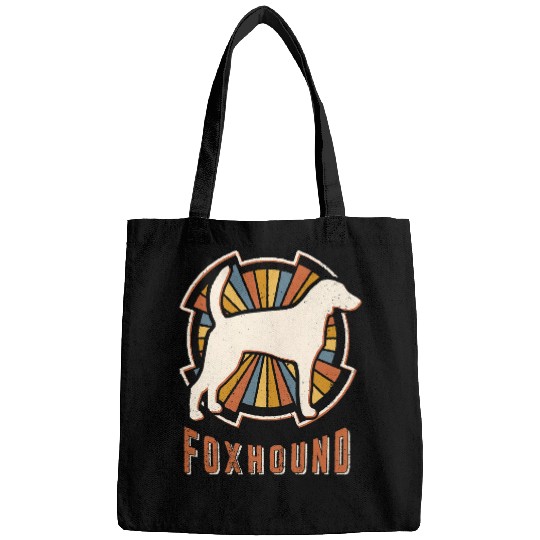 Foxhound vintages Classic Retro Dog Love Bags